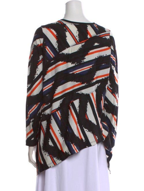 Proenza Schouler Printed Bateau Neckline Sweatshirt