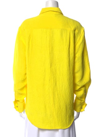 Proenza Schouler Long Sleeve Button-Up Top