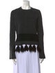 Proenza Schouler Striped Crew Neck Sweater