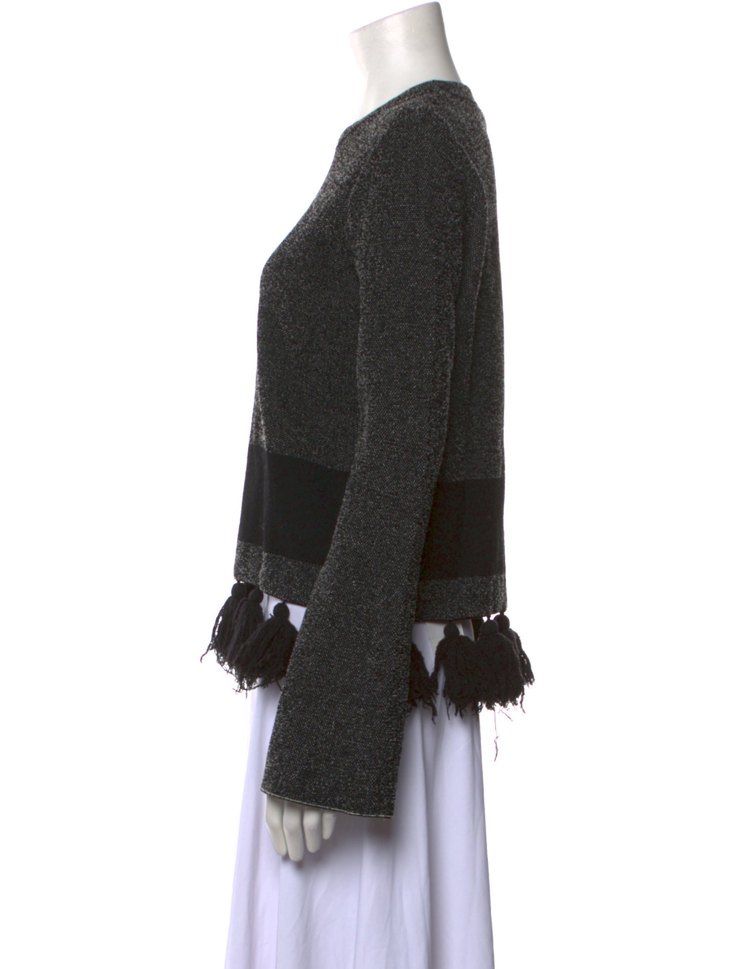 Proenza Schouler Striped Crew Neck Sweater