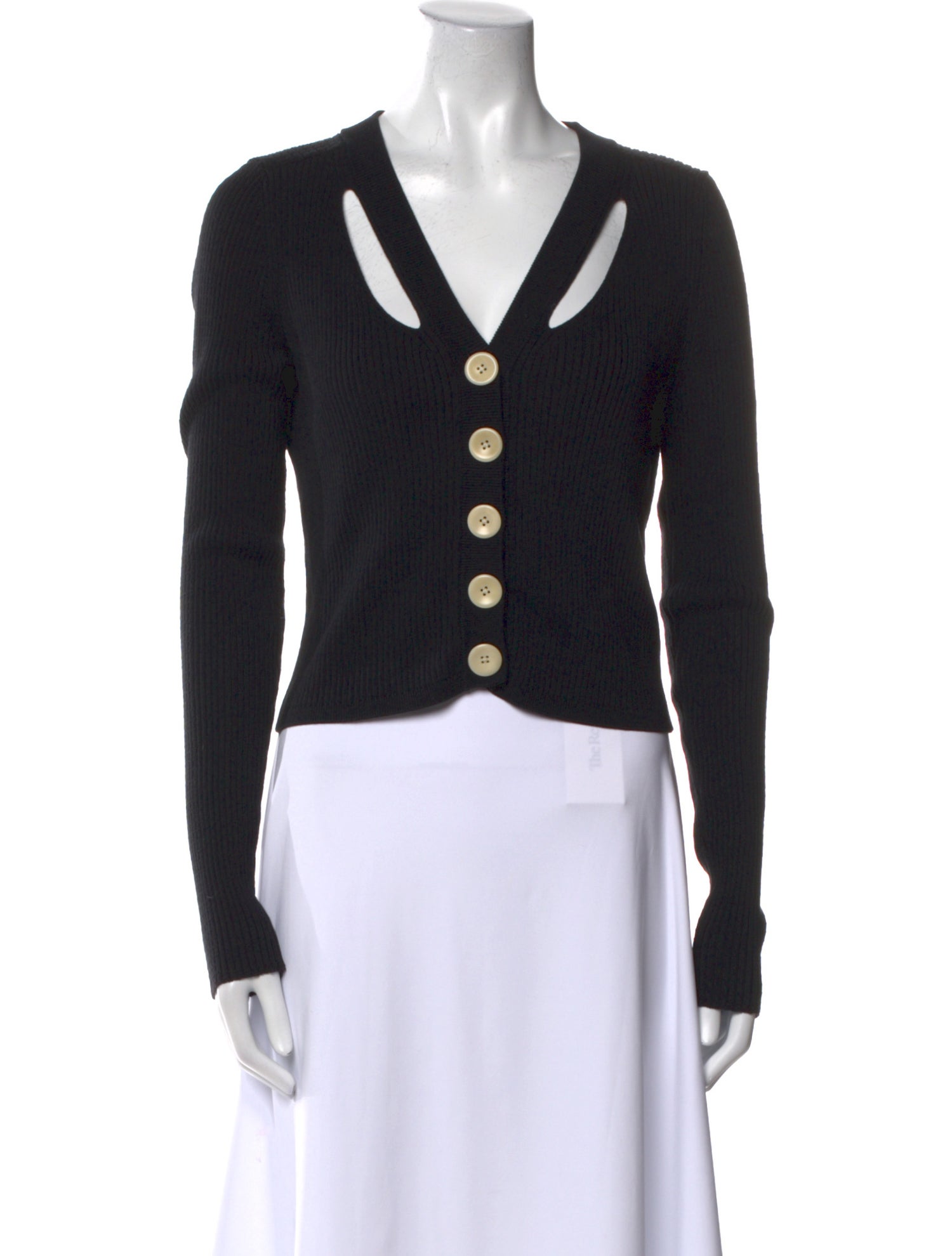 Proenza Schouler Silk V-Neck Sweater