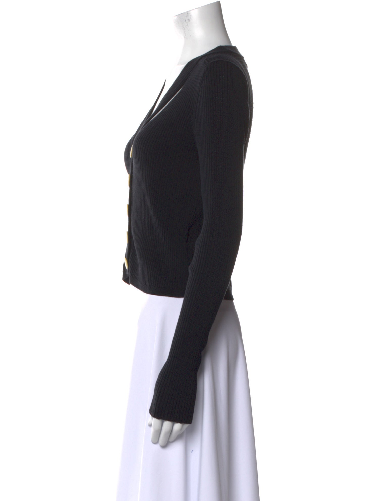 Proenza Schouler Silk V-Neck Sweater