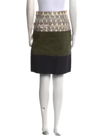 Proenza Schouler Striped Knee-Length Skirt