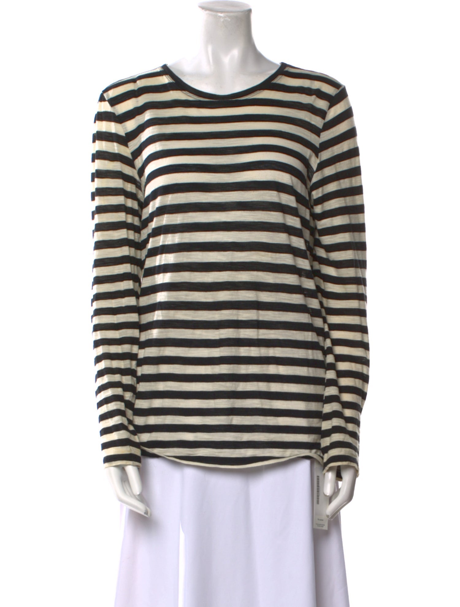 Proenza Schouler Striped Scoop Neck Top