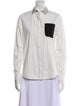 Proenza Schouler Long Sleeve Button-Up Top