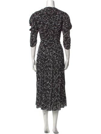 Proenza Schouler Printed Long Dress