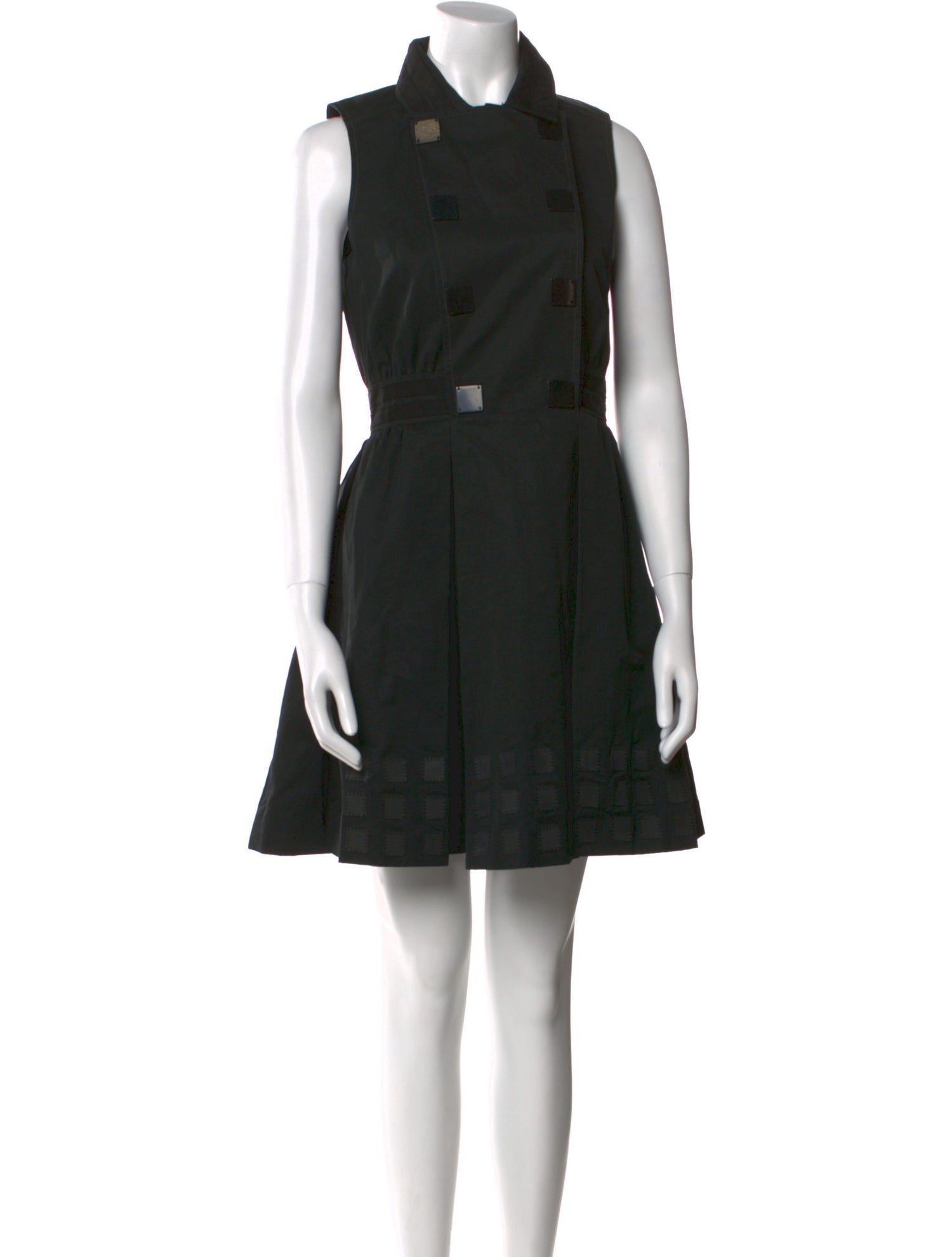 Proenza Schouler Mock Neck Mini Dress