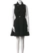 Proenza Schouler Mock Neck Mini Dress