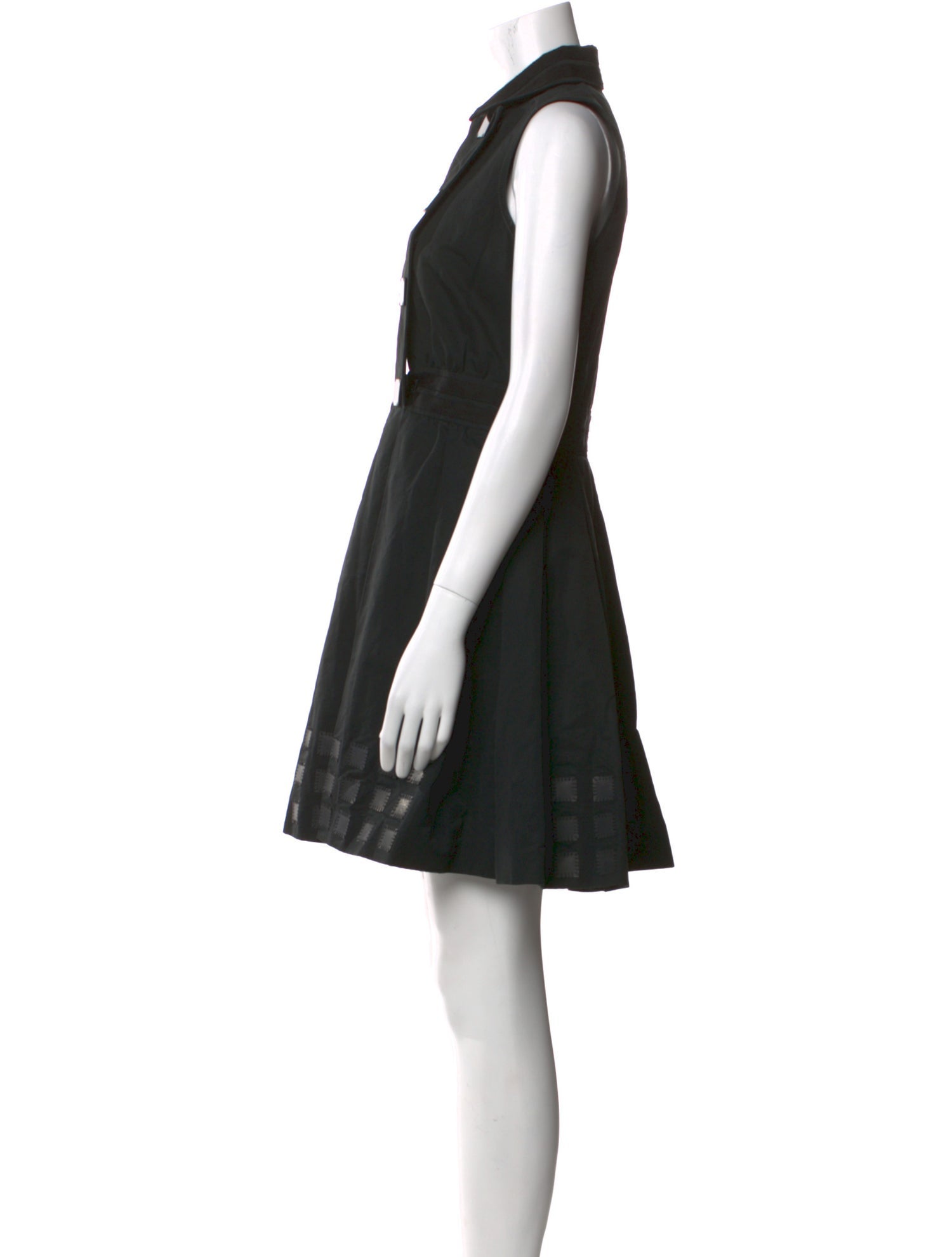 Proenza Schouler Mock Neck Mini Dress