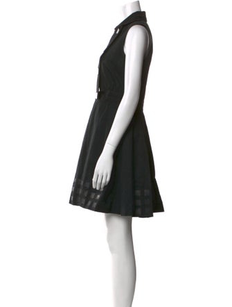 Proenza Schouler Mock Neck Mini Dress