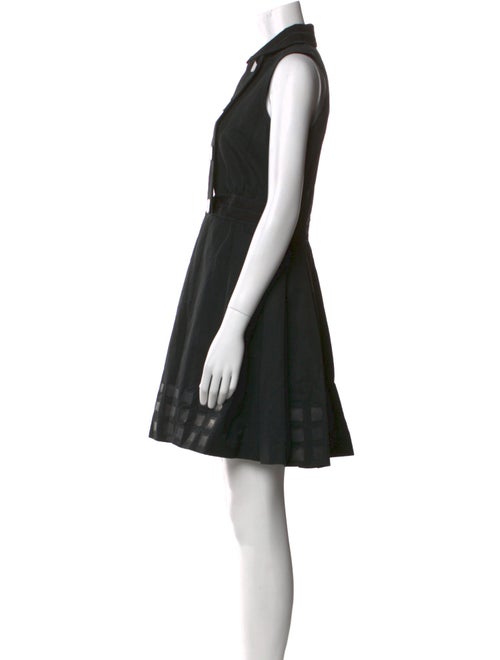 Proenza Schouler Mock Neck Mini Dress