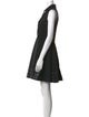 Proenza Schouler Mock Neck Mini Dress