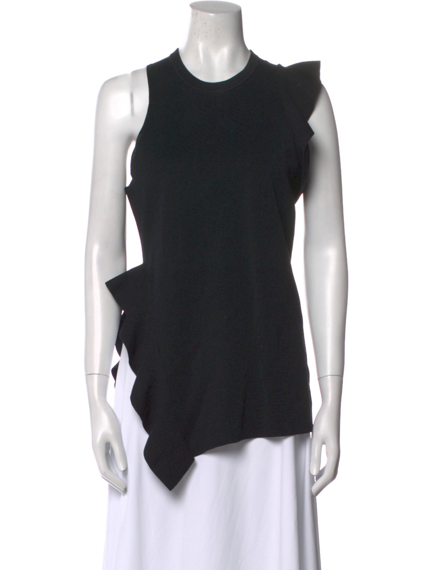 Proenza Schouler Silk Crew Neck Top