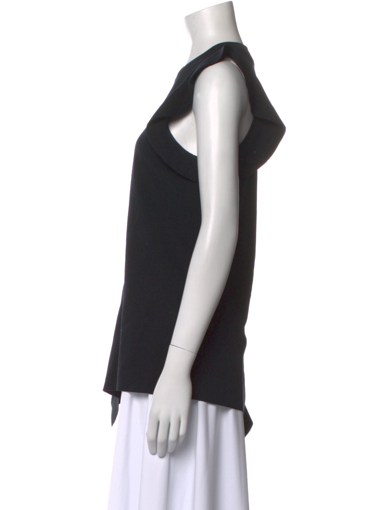 Proenza Schouler Silk Crew Neck Top