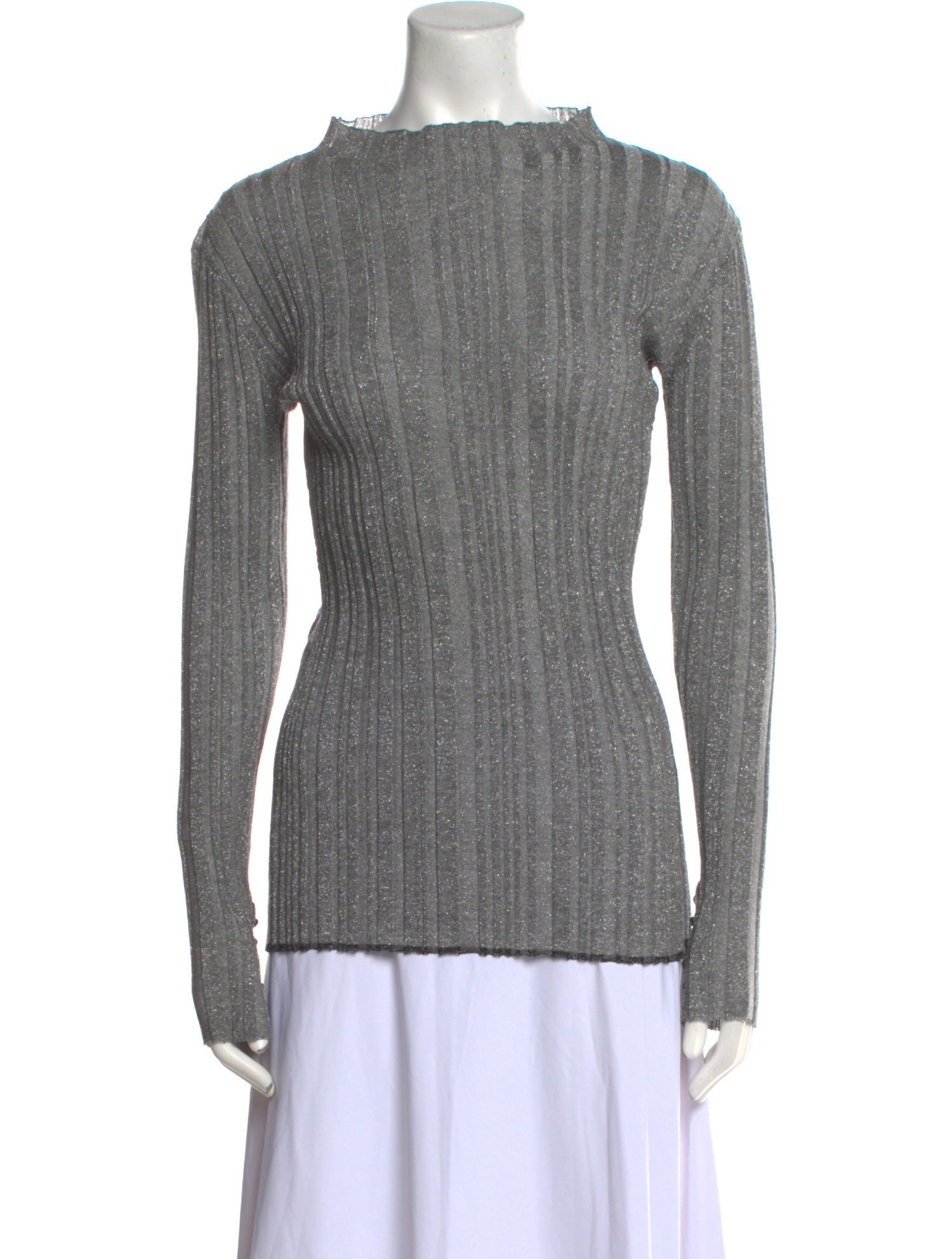 Proenza Schouler Bateau Neckline Long Sleeve Top