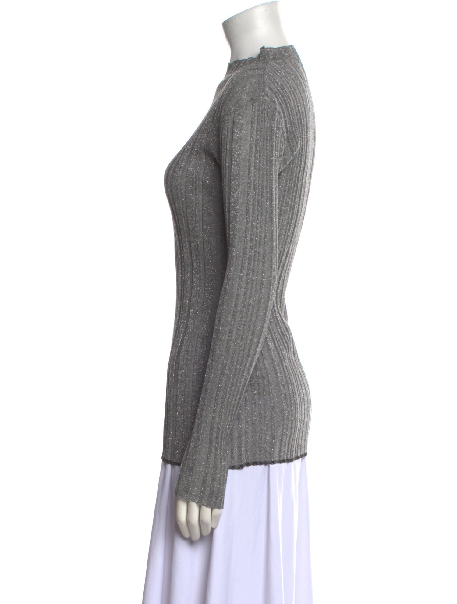 Proenza Schouler Bateau Neckline Long Sleeve Top