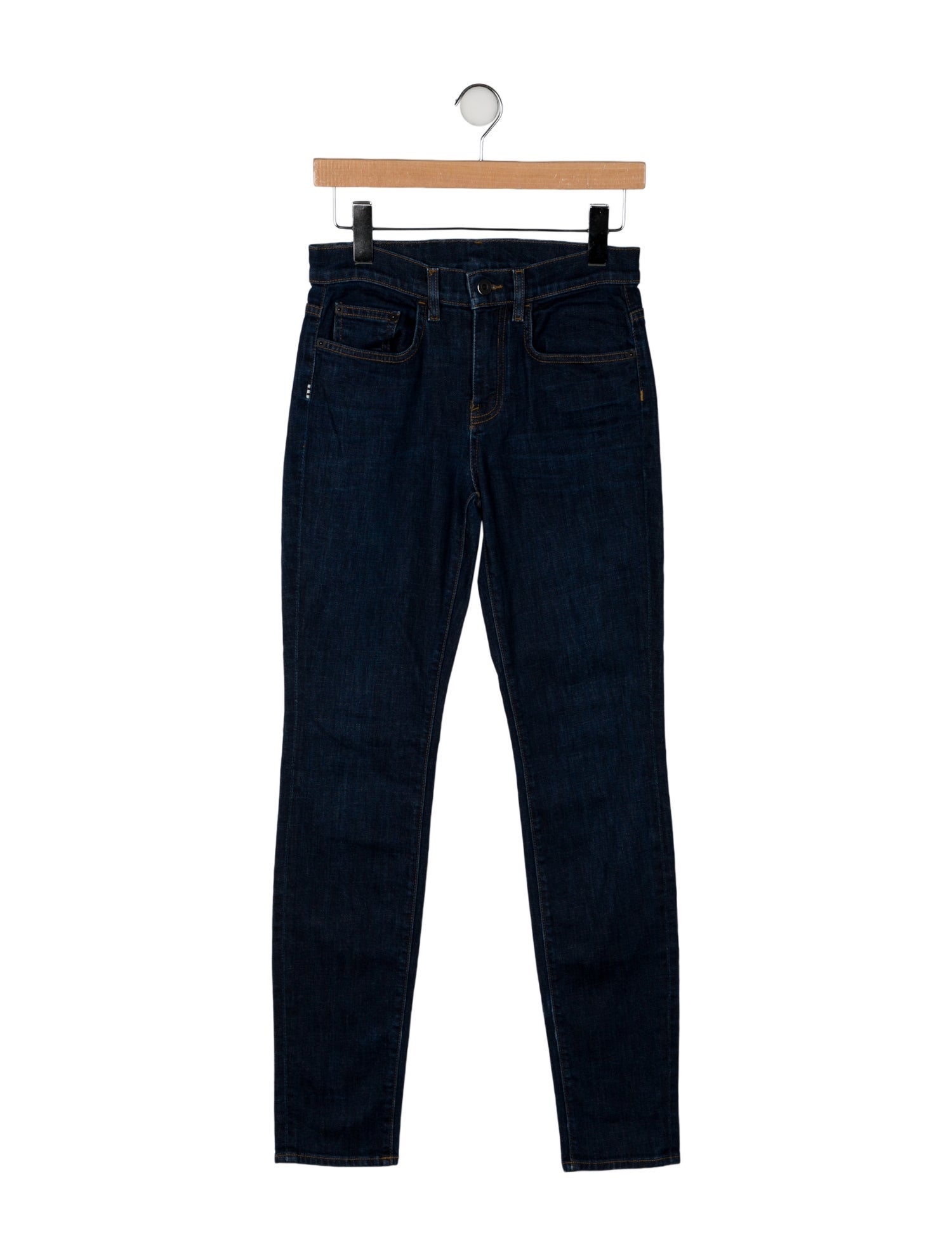 Proenza Schouler Mid-Rise Straight Leg Jeans