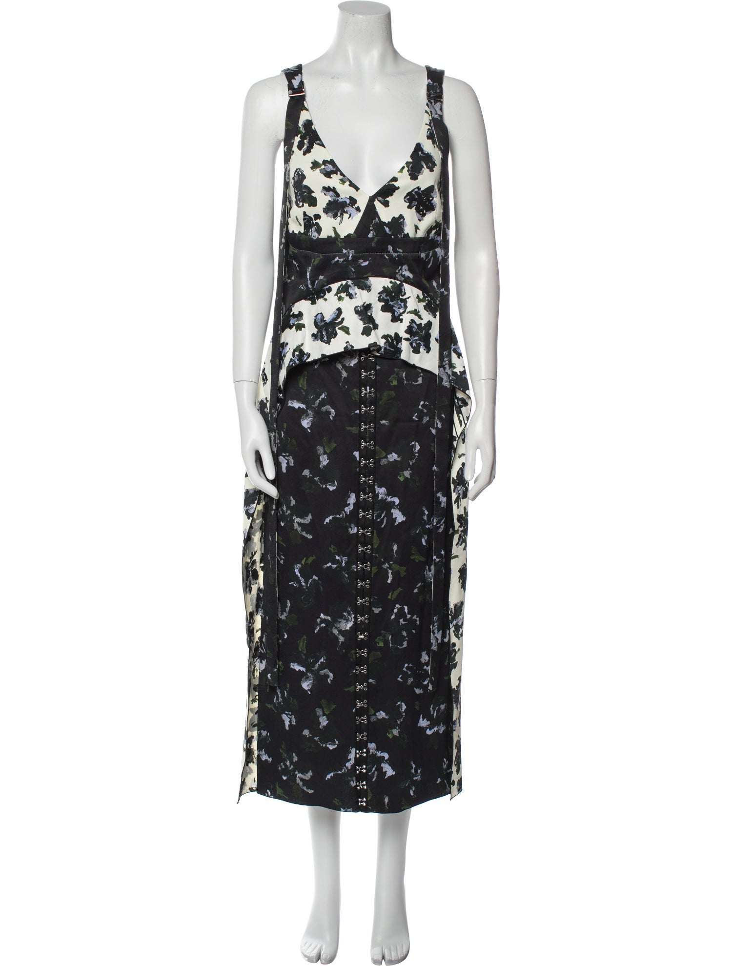 Proenza Schouler Printed Long Dress