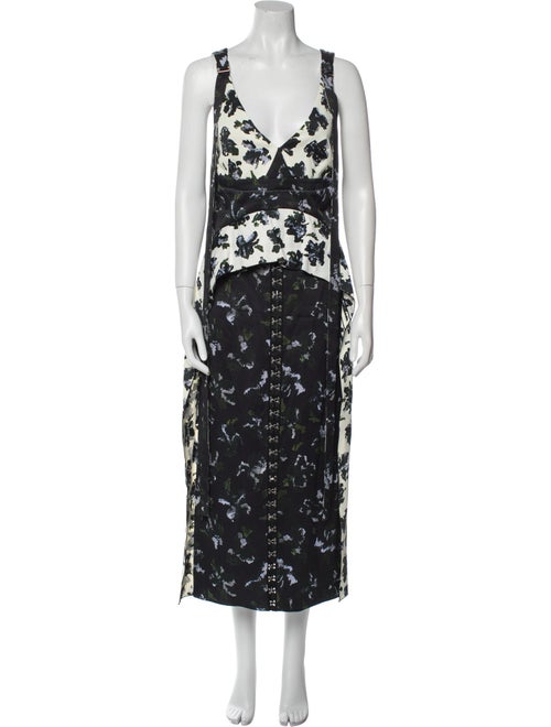 Proenza Schouler Printed Long Dress