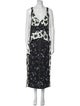 Proenza Schouler Printed Long Dress