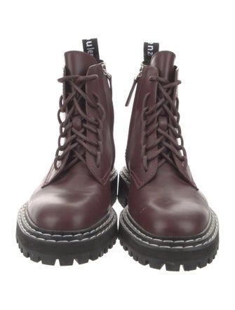 Proenza Schouler Leather Combat Boots