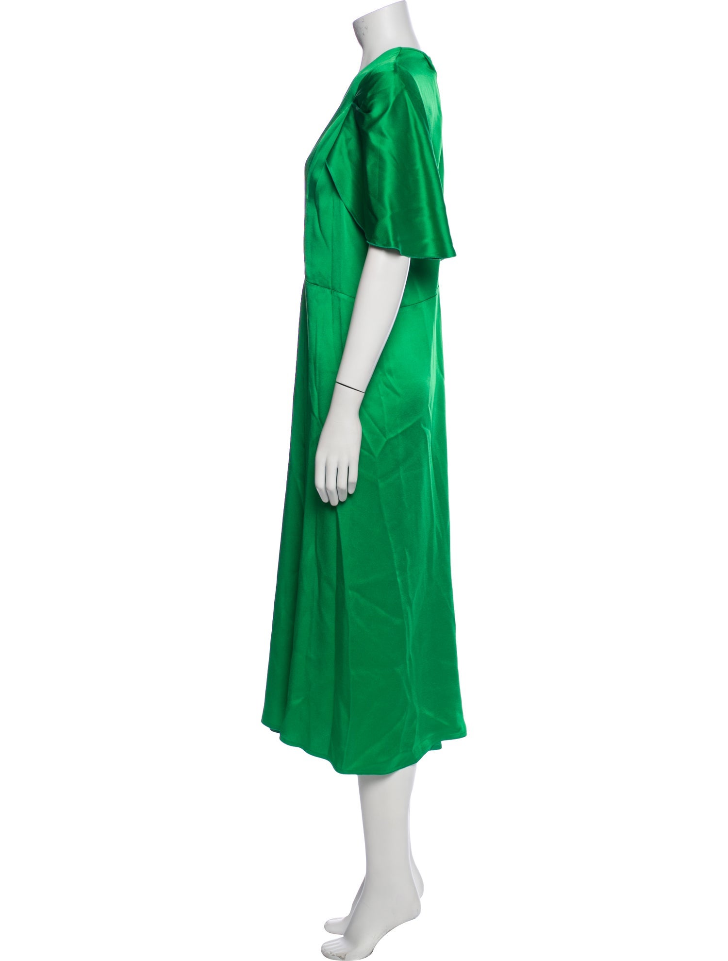 Proenza Schouler V-Neck Long Dress