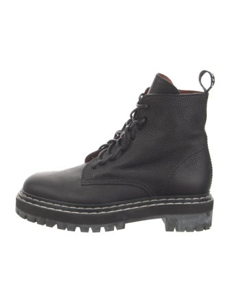Proenza Schouler Leather Combat Boots