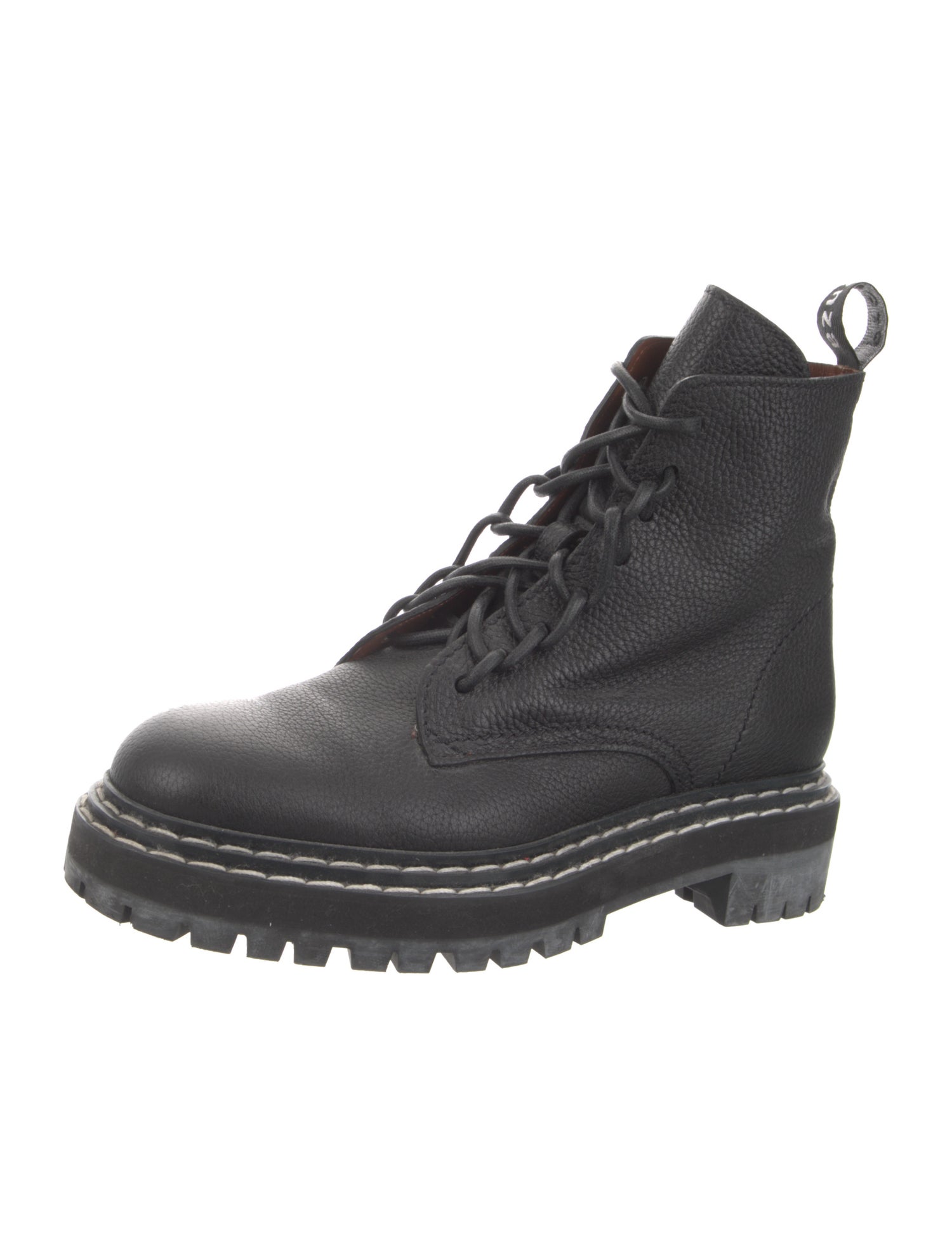 Proenza Schouler Leather Combat Boots
