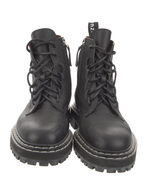 Proenza Schouler Leather Combat Boots