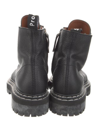 Proenza Schouler Leather Combat Boots