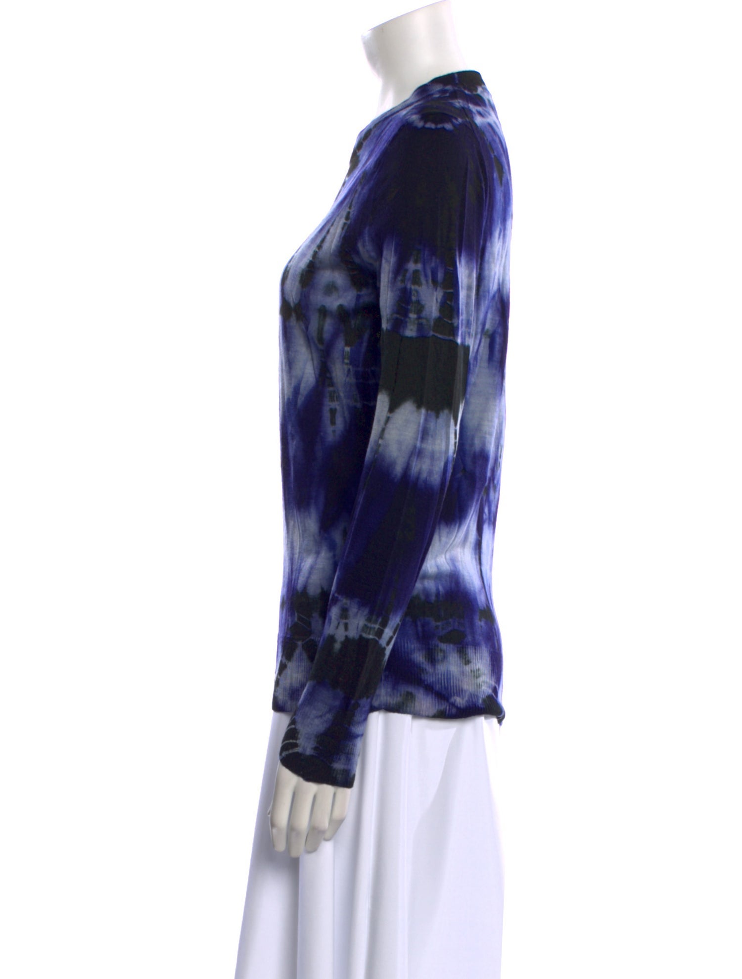Proenza Schouler Merino Wool Tie-Dye Print Sweater