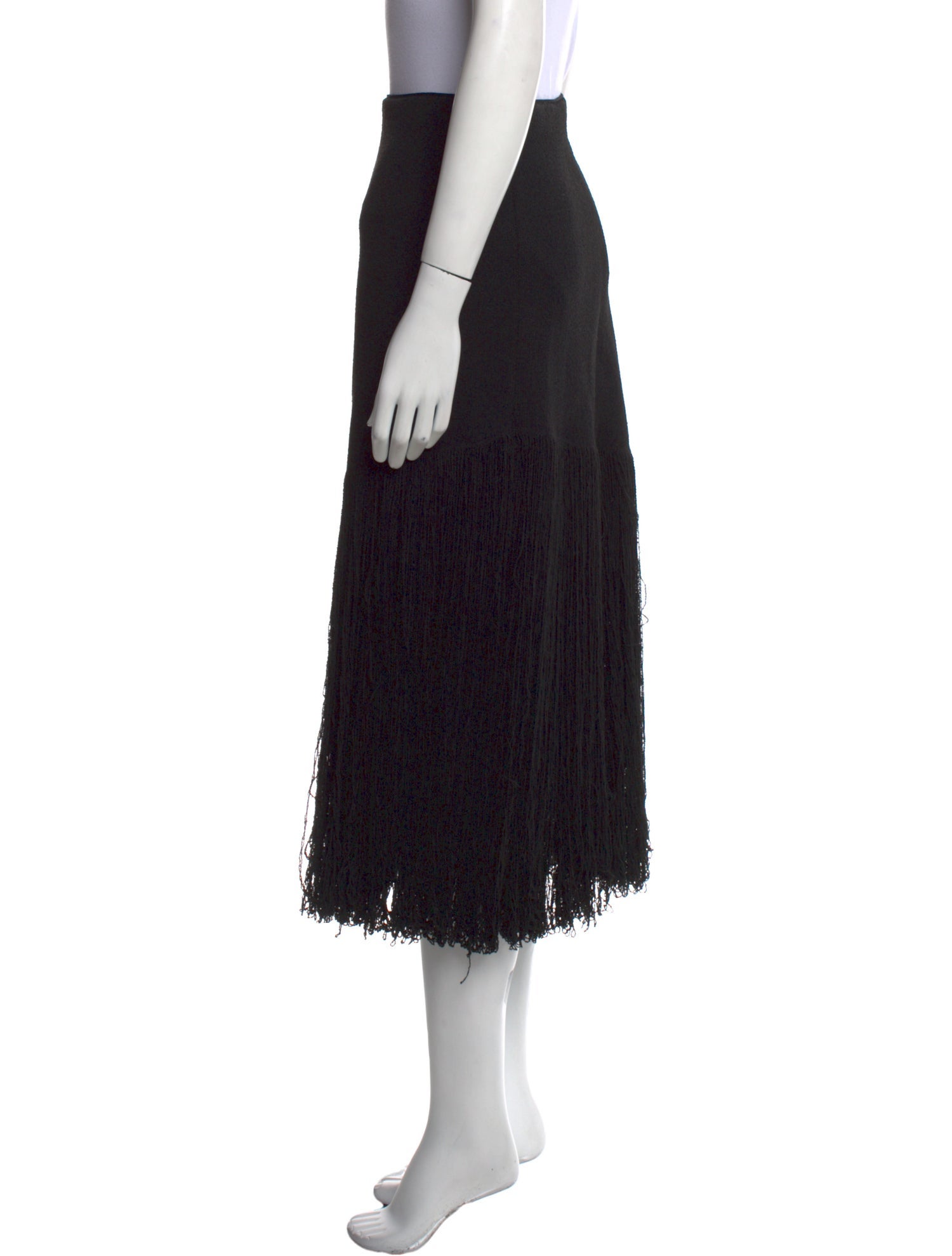 Proenza Schouler Fringe Trim Accent Midi Length Skirt w/ Tags