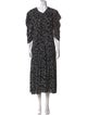 Proenza Schouler Printed Midi Length Dress