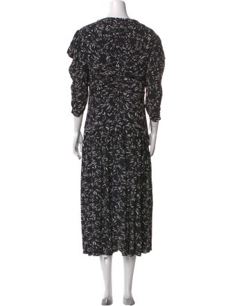 Proenza Schouler Printed Midi Length Dress