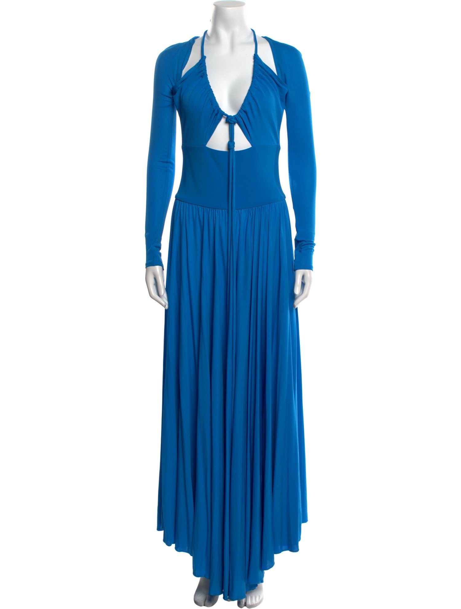 Proenza Schouler V-Neck Long Dress