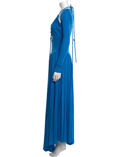 Proenza Schouler V-Neck Long Dress
