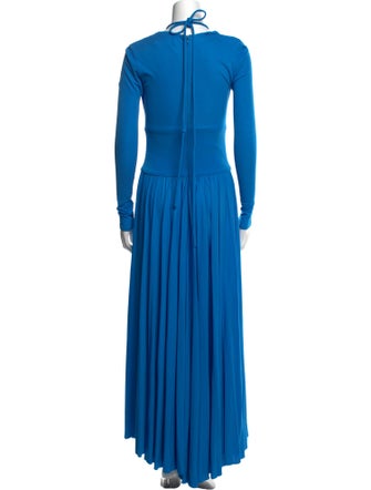 Proenza Schouler V-Neck Long Dress