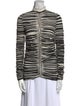 Proenza Schouler Silk Striped Top