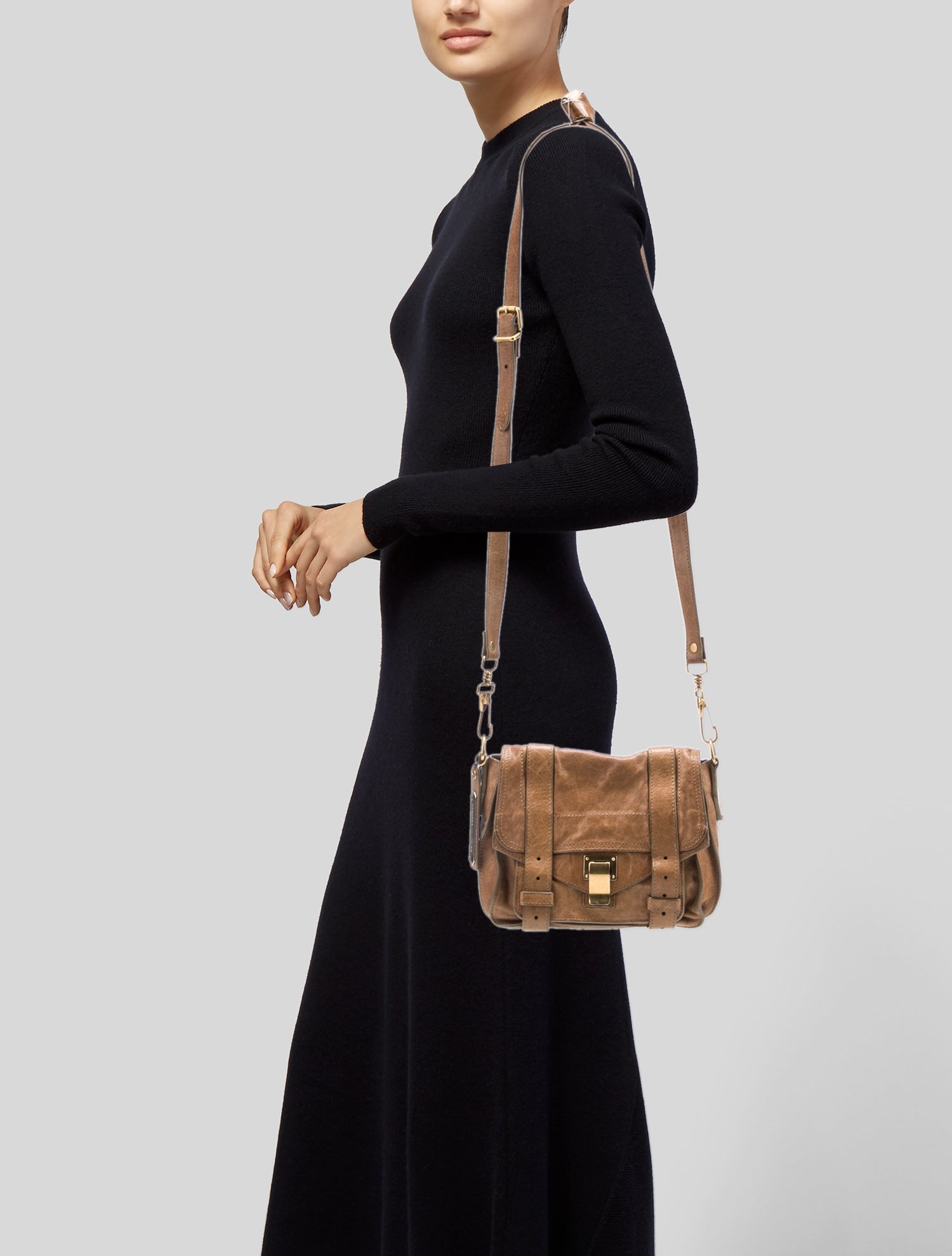 Proenza Schouler Leather Messenger Bag