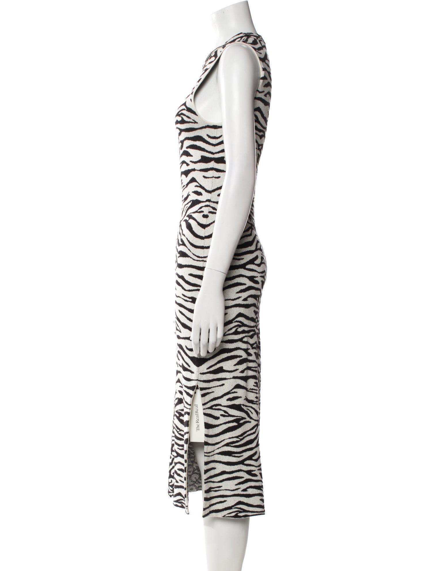 Proenza Schouler Animal Print Midi Length Dress