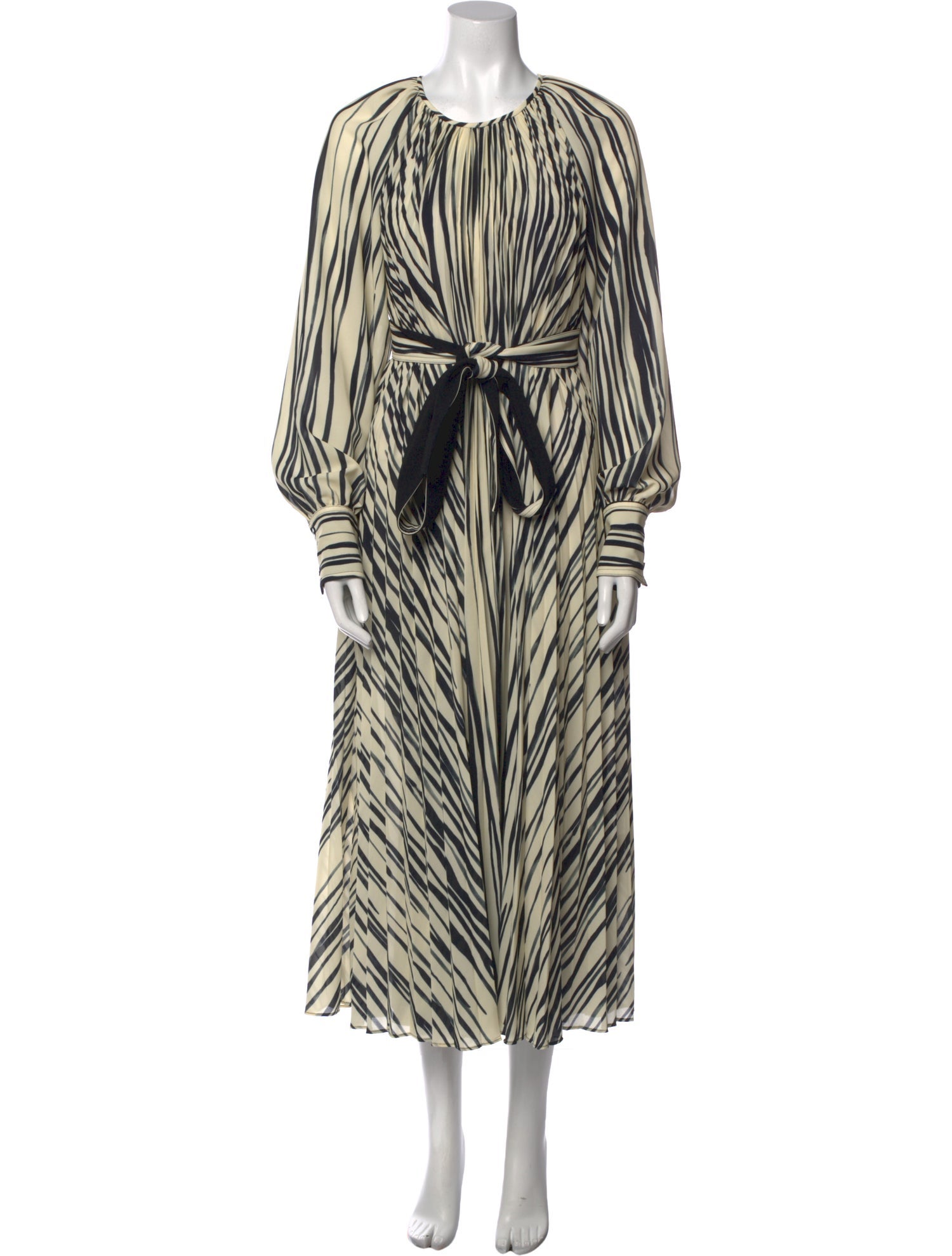 Proenza Schouler Striped Long Dress