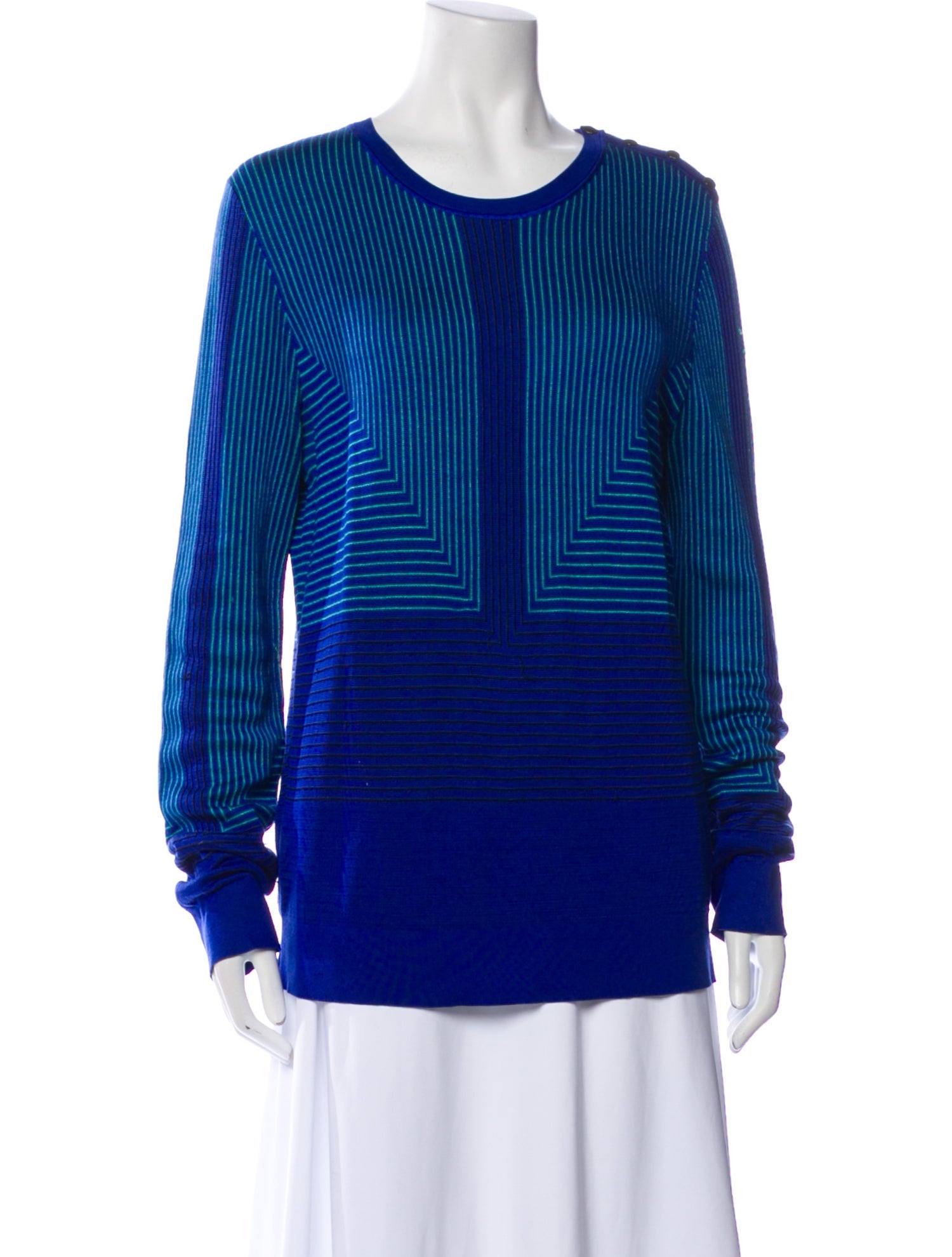 Proenza Schouler Silk Crew Neck Top