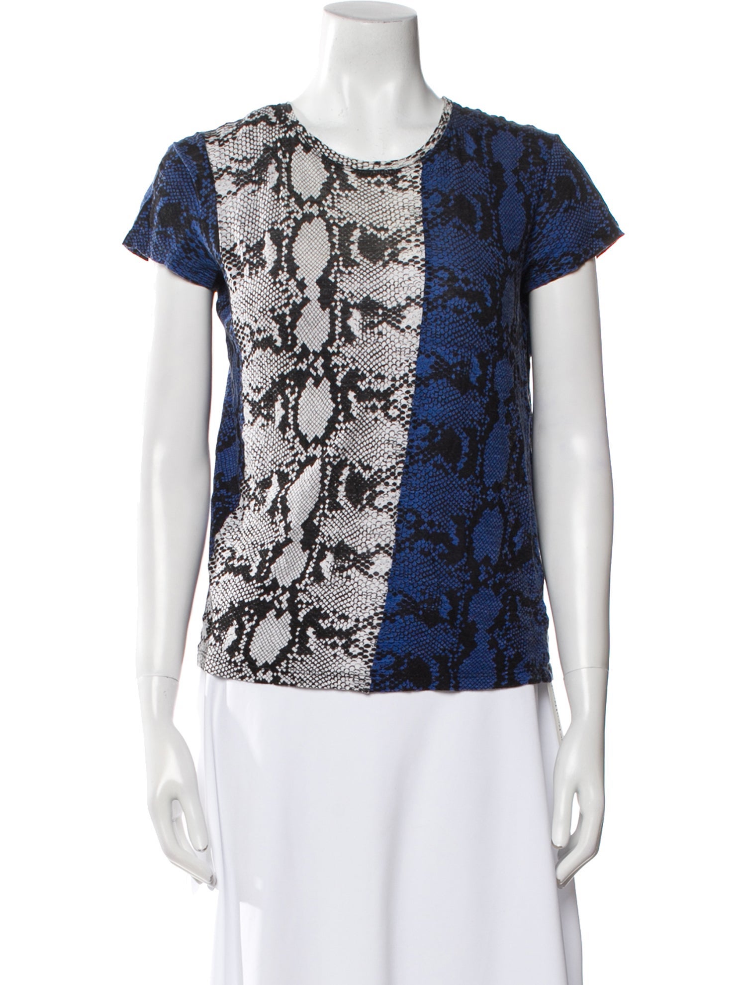 Proenza Schouler Printed Crew Neck T-Shirt