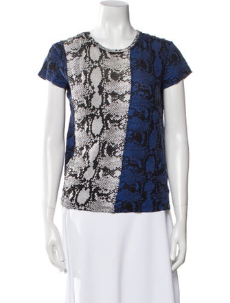 Proenza Schouler Printed Crew Neck T-Shirt