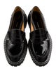 Proenza Schouler Leather Whipstitch Trim Loafers
