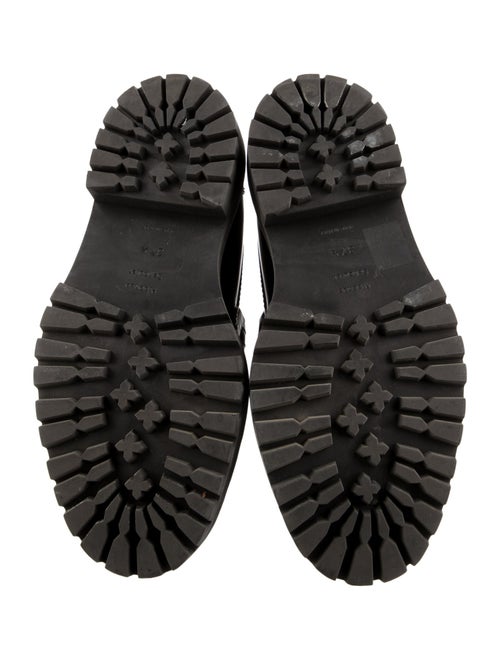 Proenza Schouler Leather Whipstitch Trim Loafers