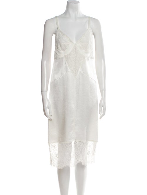 Proenza Schouler Lace Trim Embellishment Nightgown