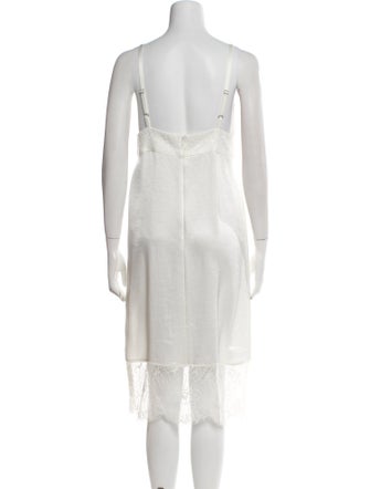 Proenza Schouler Lace Trim Embellishment Nightgown