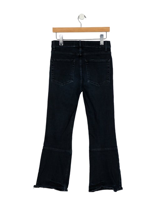 Proenza Schouler Mid-Rise Straight Leg Jeans