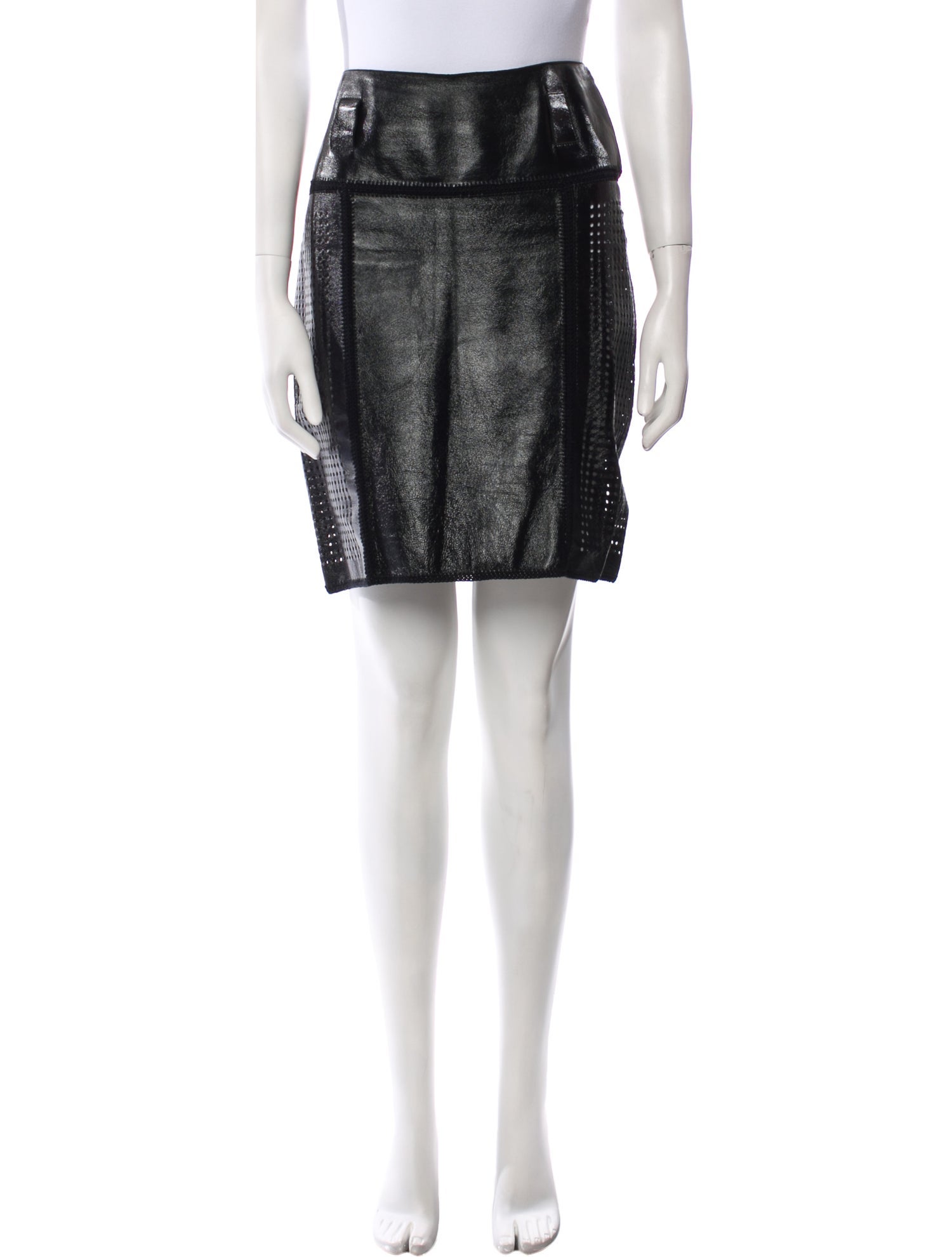 Proenza Schouler Lambskin Knee-Length Skirt